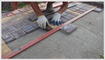 Как производить укладку тротуарной плитки на отсев, этапы технологического процесса