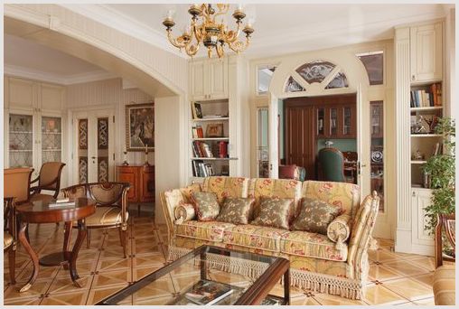 Арка в зале и гостиной — украшение интерьера