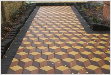 Общие сведения о тротуарной плитке в виде шестигранника, плюсы ее применения и свойства