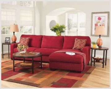 Современные красные ковры – оформление гостиной, детской в красном цвете