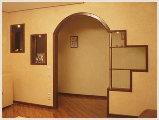 Межкомнатные арки из гипсокартона: украшение интерьера