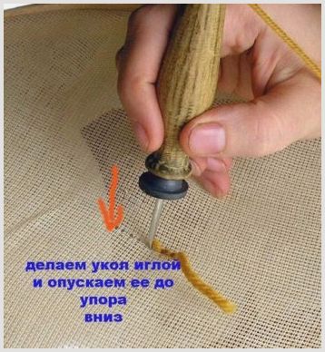 Узелковая и петельная ковровая техника. как нанести схему для коврика своими руками