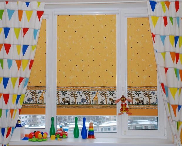 Рулонные шторы для детской разновидности, плюсы и минусы