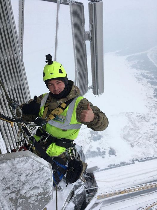 Промышленный альпинизм или работа для тех, кто не боится высоты