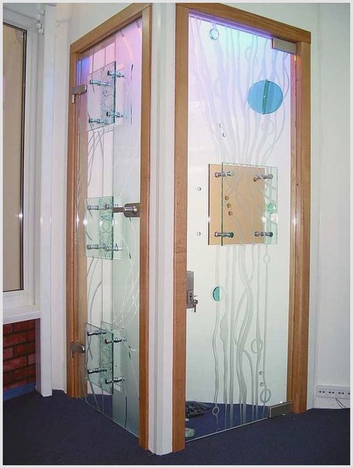 Какими могут быть прозрачные двери: стеклянные и пластиковые