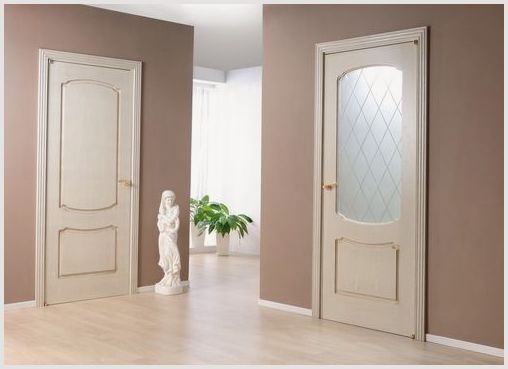 Белые межкомнатные двери эмаль в интерьере