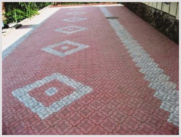 Особенности и область применения тротуарной плитки «ромашка» и ее преимущества