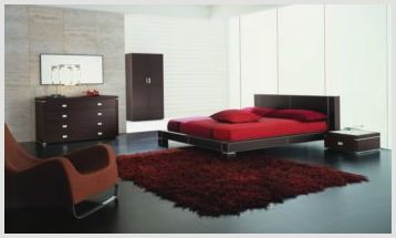 Современные красные ковры – оформление гостиной, детской в красном цвете