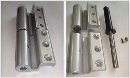 Выбираем петли для алюминиевых дверей: виды и установка
