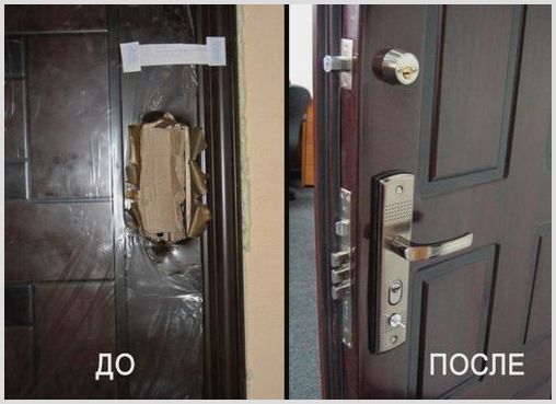 Замена замка в металлической двери: пошаговая инструкция