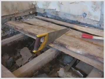 Как произвести ремонт полов в доме с деревянным перекрытием, проверка состояния пола