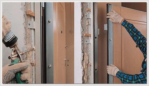 Как самостоятельно установить входную деревянную дверь