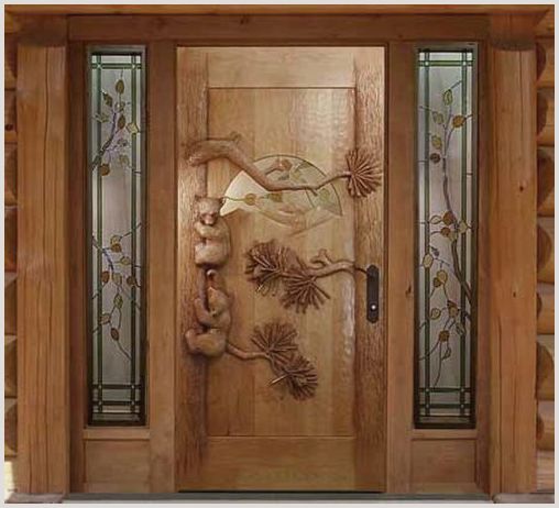 Как самостоятельно установить входную деревянную дверь