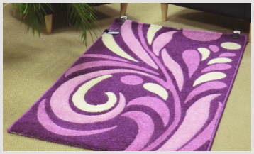 Выбор фиолетового напольного ковра – виды коврового покрытия, материалы изготовления
