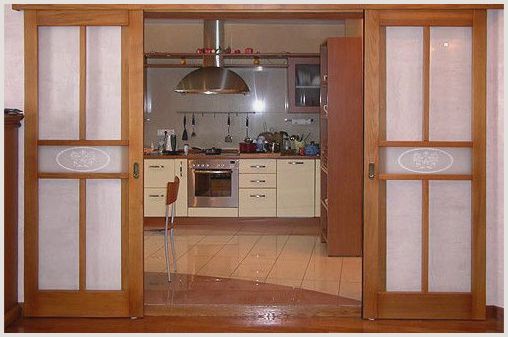 Какие двери выбрать на кухню: фото варианты