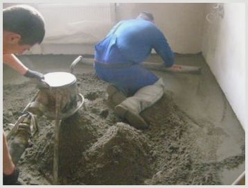 Показатель веса цементно-песчаной стяжки на 1м2, особенности цементных смесей