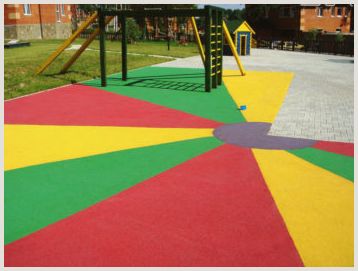 Особенности резинового покрытия для детских площадок и его применение
