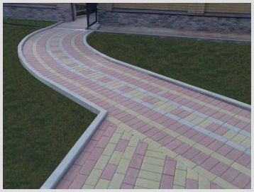 Технология укладки тротуарной плитки без бордюра, функции бордюров и их установка своими руками