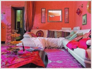 Современные розовые ковры, их сочетание с другими элементами интерьера