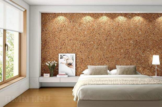Декоративная отделка стен из растительных материалов
