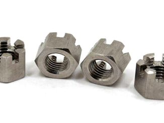Гайки прорезные (корончатые)
